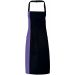 Tablier à bavette bicolore PR162 - Black / Purple