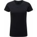T-shirt femme polycoton col rond RU165F - Black