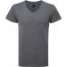 T-shirt homme col V RU166M - Grey Marl