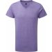 T-shirt homme col V RU166M - Purple Marl