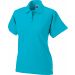 Polo femme manches courtes Classic RU569F - Turquoise