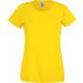 T-shirt femme manches courtes Original-T SC61420 - Yellow de face