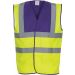 Gilet haute visibilité HVW100 - Purple / Hi Vis Yellow