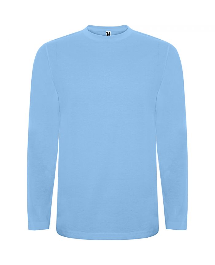 T shirt manche longue bleu clearance