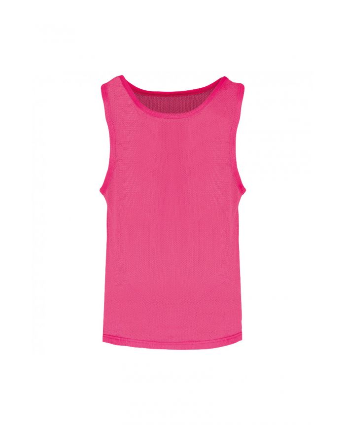 Chasuble en filet léger multisports enfant PA047 - Fluorescent Pink -  Chasubles personnalisées : Textile Direct