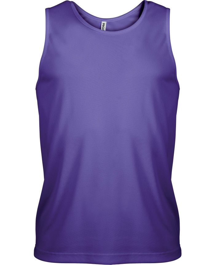 Débardeur homme sport PA441 - Violet - vente/impression textile  publicitaire : Textile Direct