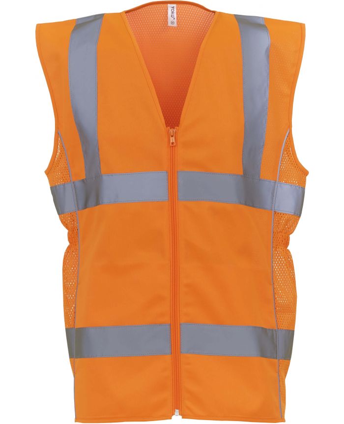Gilet Multifonctions EXECUTIVE Haute Visibilité Orange Fluo