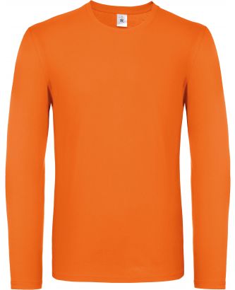 T-shirt manches longues homme #E150 Orange