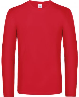 T-shirt homme manches longues #E190 Red