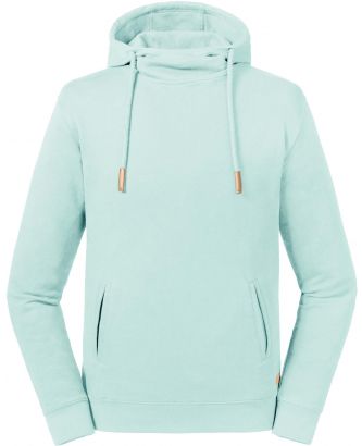 Sweat à capuche col montant Pure Organic Aqua
