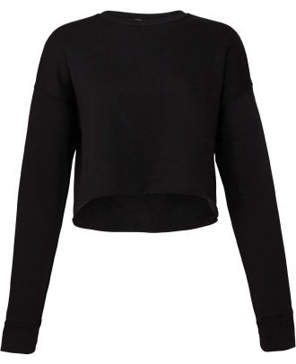 Sweat-shirt femme crop BE7503 - Black