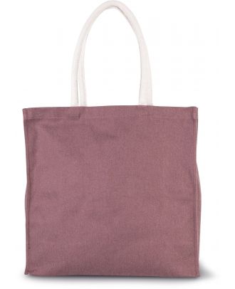 Grand sac shopping en polycoton KI0264 - Marsala Heather
