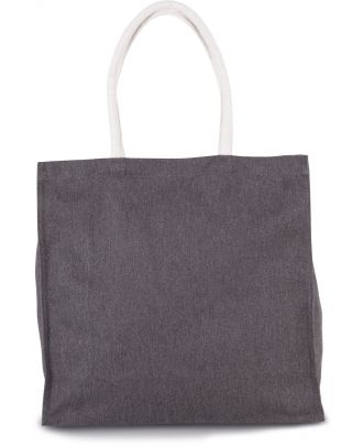 Grand sac shopping en polycoton KI0264 - Shale Grey Heather