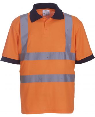 Polo manches courtes haute visibilité YHVJ210 - Hi Vis Orange