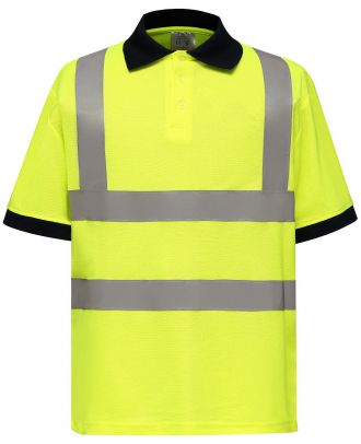 Polo manches courtes haute visibilité YHVJ210 - Hi Vis Yellow