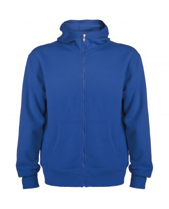 Sweat-shirt capuche avec fermeture éclair MONTBLANC bleu royal