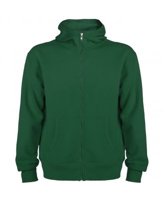 Sweat-shirt capuche avec fermeture éclair MONTBLANC vert bouteille