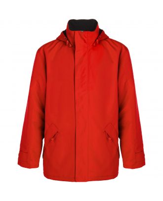 Parka col haut EUROPA rouge