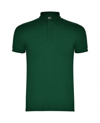 Polo manches courtes CENTAURO vert bouteille