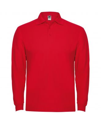 Polo manches longues ESTRELLA L/S rouge