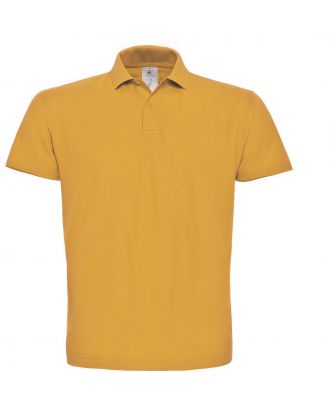 Polo homme manches courtes ID.001 PUI10 - Chili Gold