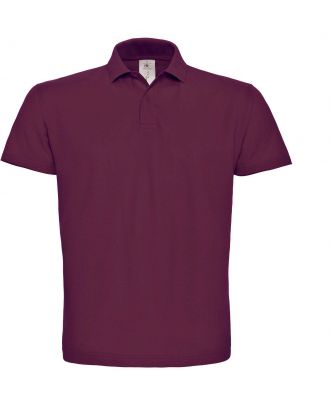 Polo homme manches courtes ID.001 PUI10 - Wine