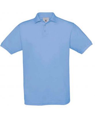 Polo enfant manches courtes Safran SAFE - Sky Blue