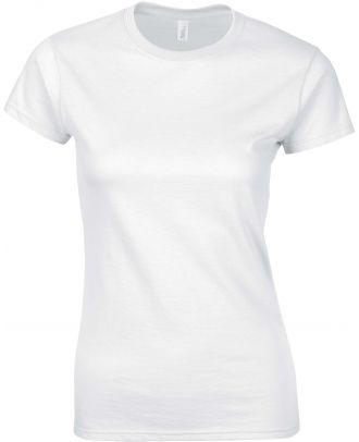 T-shirt femme col rond softstyle 6400L - White