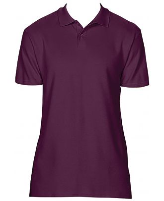 Polo homme Softstyle double piqué GI64800 - Maroon