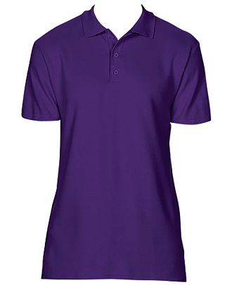 Polo homme Softstyle double piqué GI64800 - Purple