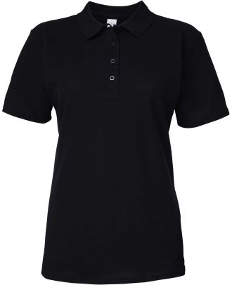 Polo femme Softstyle double piqué GI64800L - Black