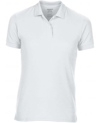 Polo femme piqué DryBlend® 75800L - White