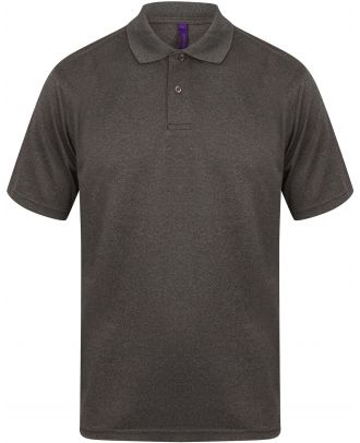 Polo homme Coolplus H475 - Heather Charcoal