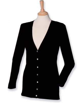 Cardigan femme H723 - Black