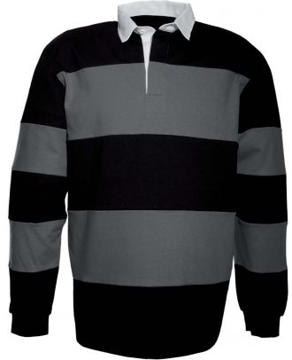 Polo rugby K215 - Black / Storm Grey