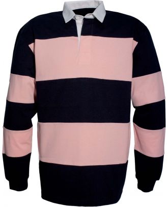 Polo rugby K215 - Navy / Pink