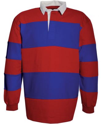Polo rugby K215 - Red / Royal Blue