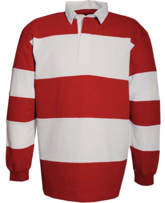 Polo rugby K215 - Red / White