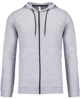 Veste coton légère à capuche K438 - Oxford Grey