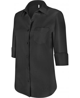 Chemise manches 3/4 femme K558 - Black