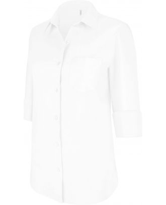 Chemise manches 3/4 femme K558 - White