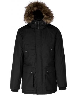 Parka grand froid K621 - Black de face