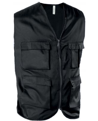 Gilet multipoches K624 - Black