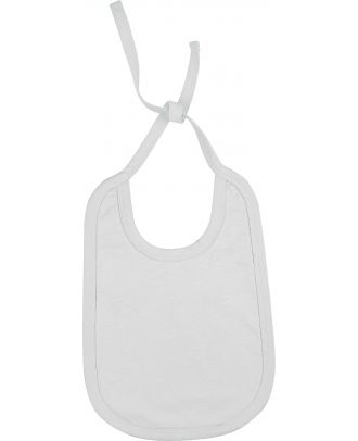 Bavoir bébé coton K832 - White