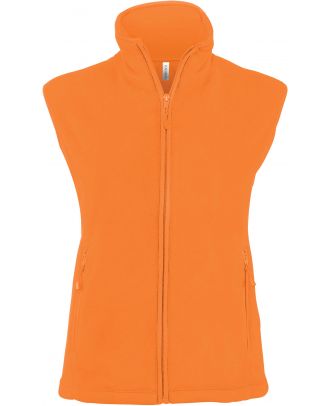 Gilet femme micropolaire Mélodie K906 - Orange