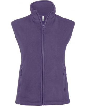 Gilet femme micropolaire Mélodie K906 - Purple