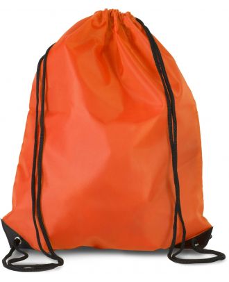 Sac à dos avec cordelettes KI0104 - Spicy Orange - 44 x 34 cm