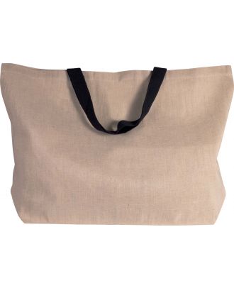 Grand sac fourre tout en juco KI0228 - Natural / Natural