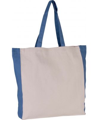 Sac cabas bicolore KI0275 - Natural / Dusty Blue