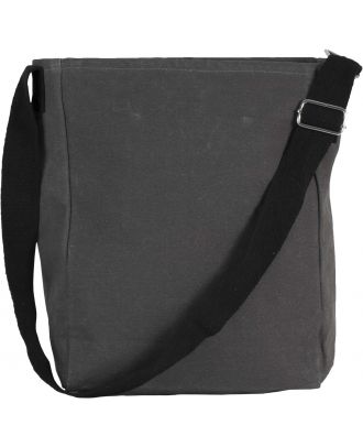 Sac bandoulière en coton canvas KI0351 - Washed Dark Grey